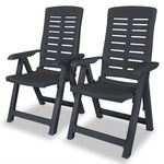 HKH Conjunto Bistrô 3 Pcs Plástico - Antracite