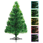 HKH Árvore de Natal Artificial Fibra Óptica - Verde