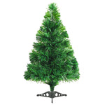 HKH Árvore de Natal Artificial Fibra Óptica - Verde