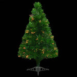 HKH Árvore de Natal Artificial Fibra Óptica - Verde