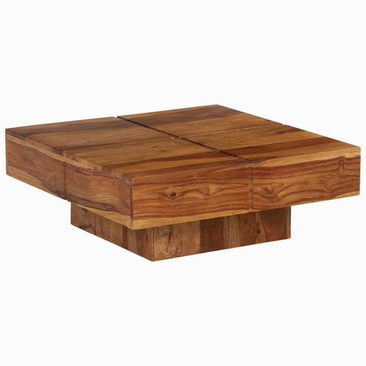 Mesa de centro HKH de madera de acacia maciza