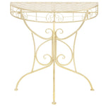 HKH Mesa de Apoio Vintage Semicircular Dourado em Metal