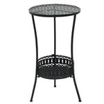 HKH Mesa Bistrô 40x70 Cm Metal - Preto