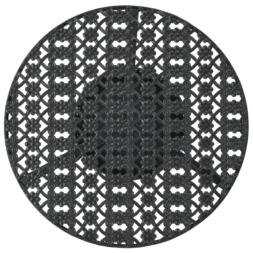 HKH Mesa Bistrô 40x70 Cm Metal - Preto