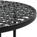 HKH Mesa Bistrô 40x70 Cm Metal - Preto