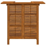 HKH Mesa de Bar 110x50x105 Cm Madeira de Acácia Maciça - Marrom