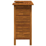 HKH Mesa de Bar 110x50x105 Cm Madeira de Acácia Maciça - Marrom