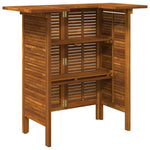 HKH Mesa de Bar 110x50x105 Cm Madeira de Acácia Maciça - Marrom
