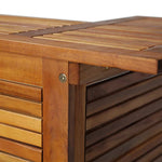 HKH Mesa de Bar 110x50x105 Cm Madeira de Acácia Maciça - Marrom