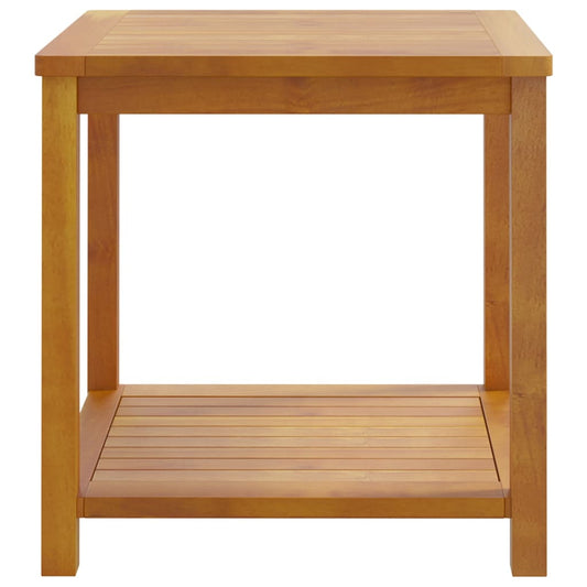 HKH Mesa Auxiliar de Madera Maciza de Acacia