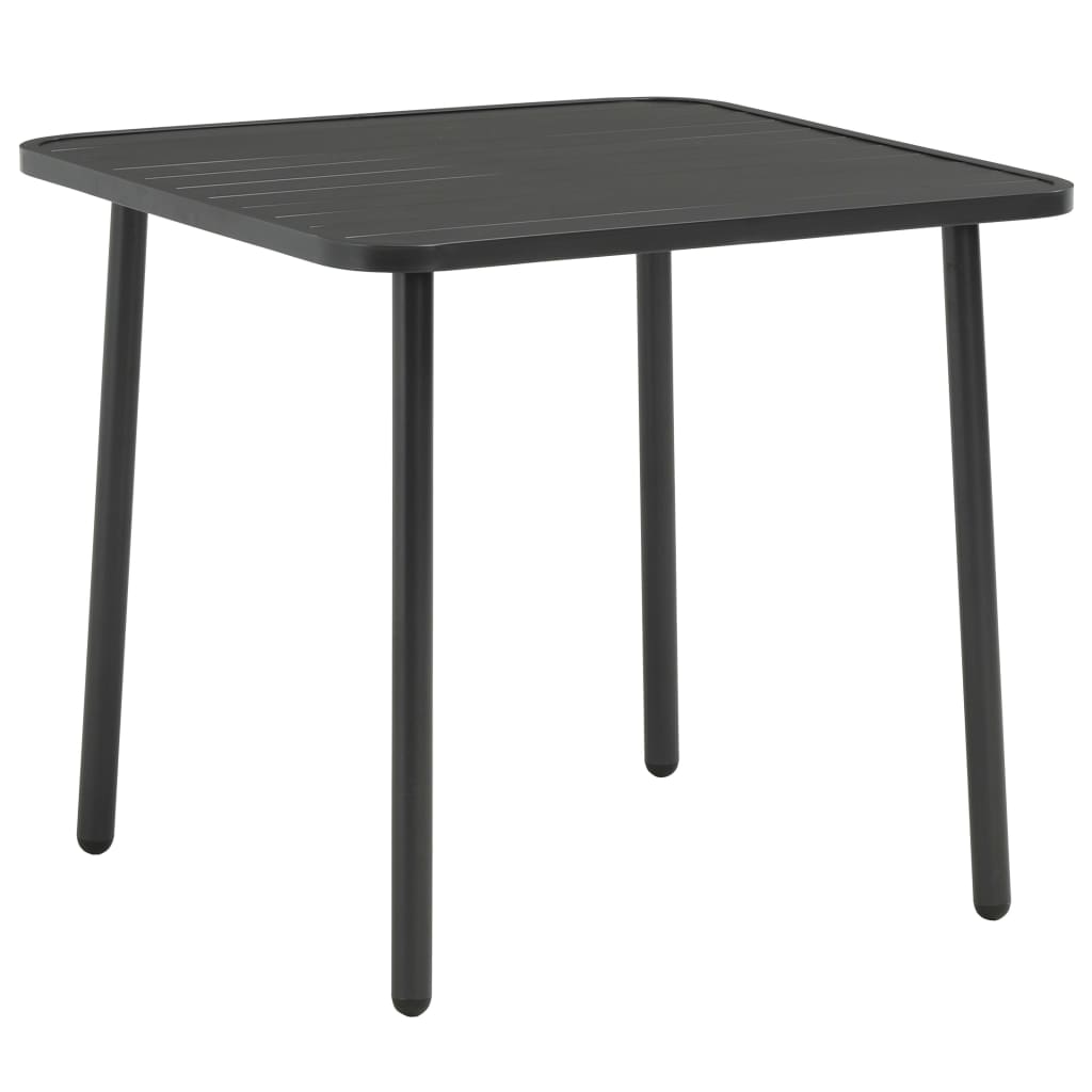 HKH Mesa de Jardim Aço Escuro - Cinzento