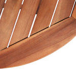 HKH Mesa de Jardim 120x70x74 Cm Madeira de Acácia Maciça - Marrom