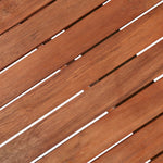 HKH Mesa de Jardim 120x70x74 Cm Madeira de Acácia Maciça - Marrom