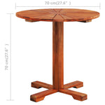 HKH 6 Pcs Conjunto Lounge Paletes Pinho Impregnado Castanho Mel - Marrom