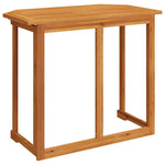 HKH Mesa de Bistrô 90x50x75 Cm Madeira de Acácia Maciça - Marrom