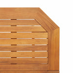 HKH Mesa de Bistrô 90x50x75 Cm Madeira de Acácia Maciça - Marrom