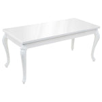 HKH Mesa de Jantar Brilhante - Branco