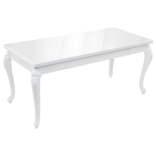HKH Mesa de Jantar Brilhante - Branco