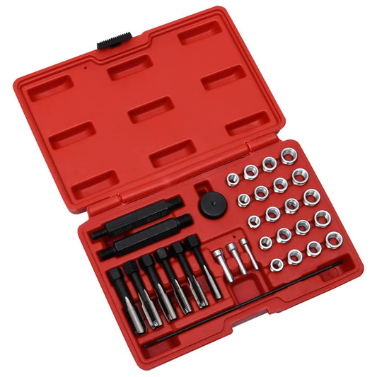 HKH 4 Pcs Conjunto de Sofás P/ Jardim C/ Almofadões Vime Pe - Preto
