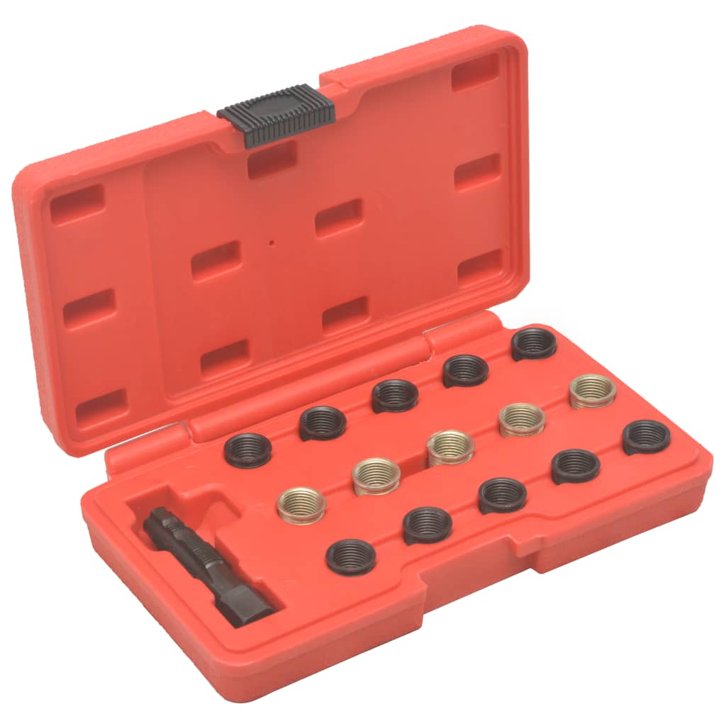HKH Kit de Reparação para Roscas de Velas de Incandescência M14x1.25 - 16 Peças