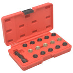 HKH Kit de Reparação para Roscas de Velas de Incandescência M14x1.25 - 16 Peças