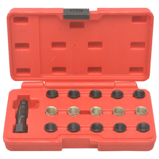 HKH Kit de Reparación para Roscas de Bujías de Calentamiento M14x1.25 - 16 Piezas