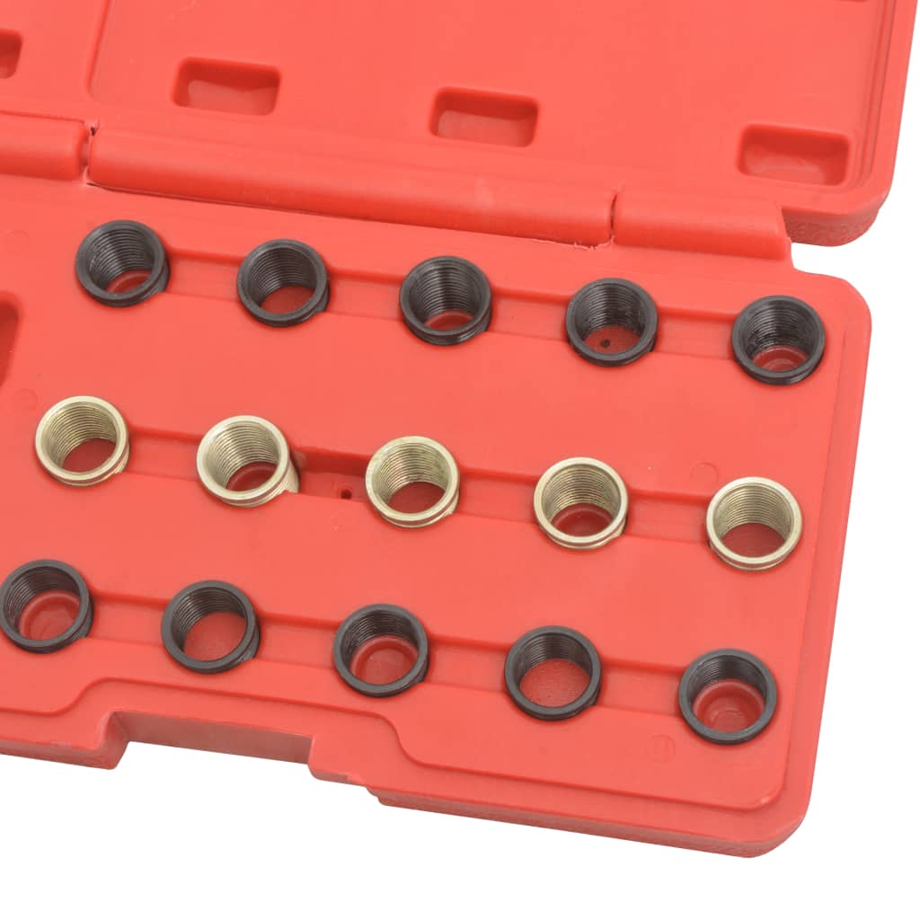 HKH Kit de Reparação para Roscas de Velas de Incandescência M14x1.25 - 16 Peças