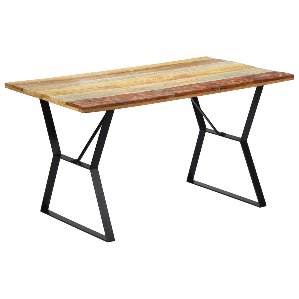 Mesa de comedor HKH de madera maciza recuperada