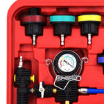HKH Teste de Pressão para Sistema de Refrigeração e Tampa do Radiador - 28 Peças
