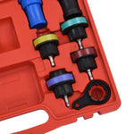 HKH Kit de Prueba de Presión para Sistemas de Refrigeración y Tapas de Radiador - 18 Piezas