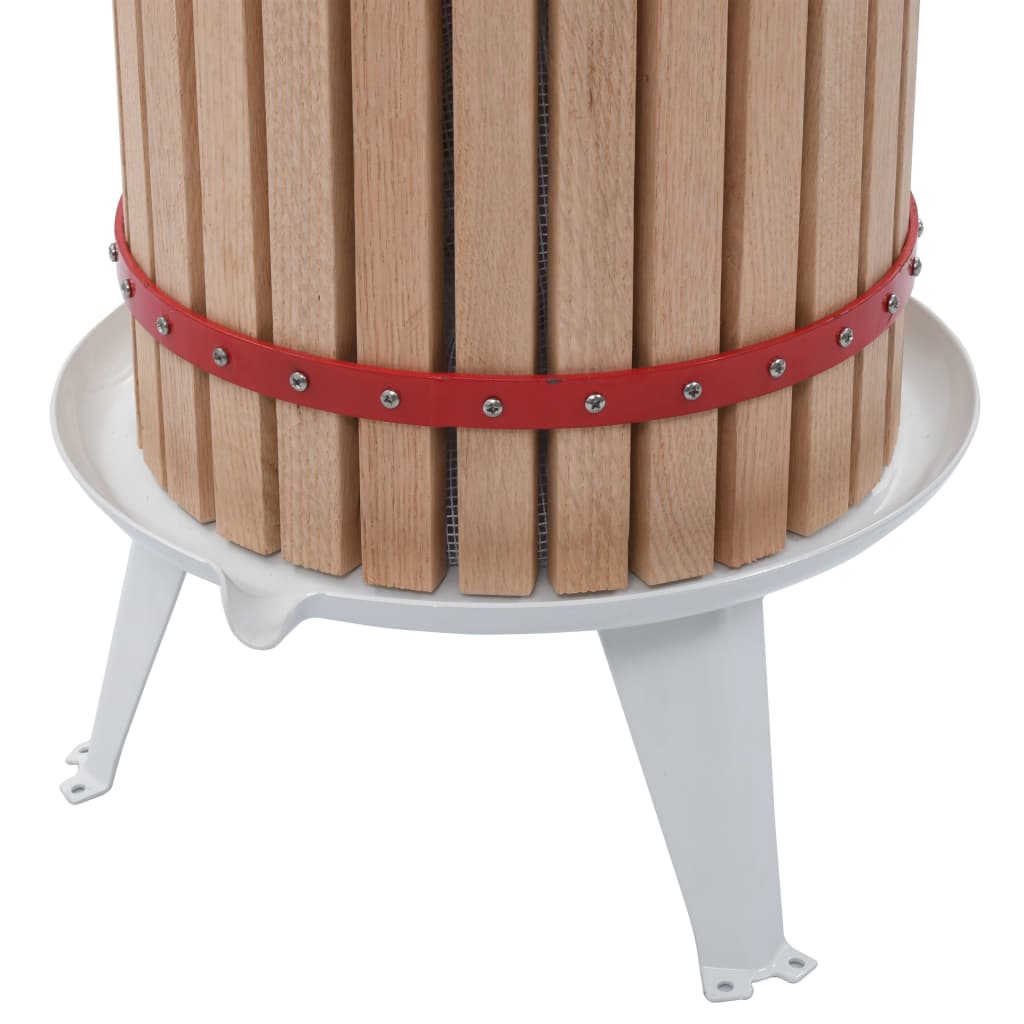 HKH Prensa para Fruta e Vinho com Saco de Pano 24 L - Carvalho