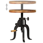HKH Mesa de Apoio 45x (45-62) Cm em Ferro Fundido
