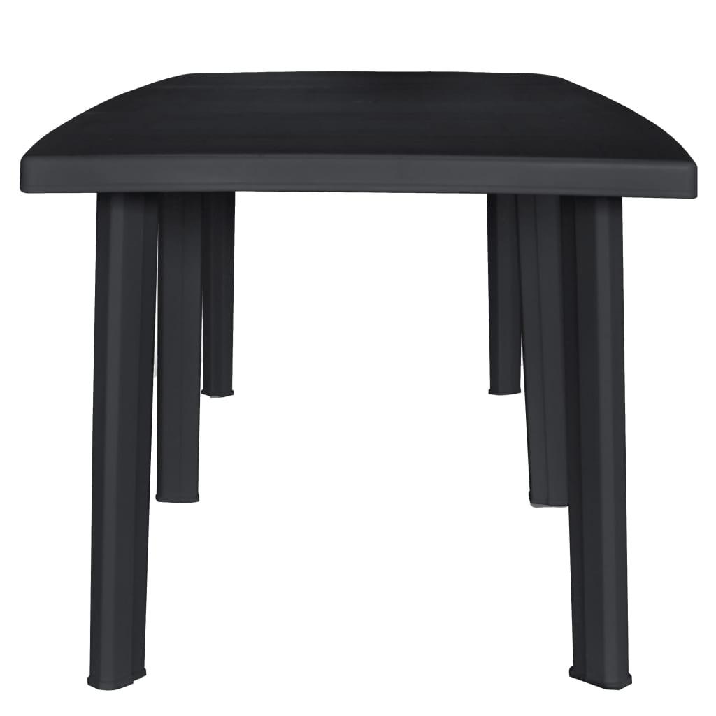 HKH Mesa de Jardim 216x90x72 Cm Plástico - Antracite