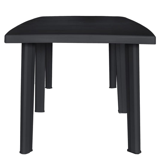 HKH Mesa de Jardim 216x90x72 Cm Plástico - Antracite