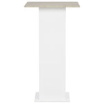 HKH Mesa de Bar e Cinzento Cimento - Branco