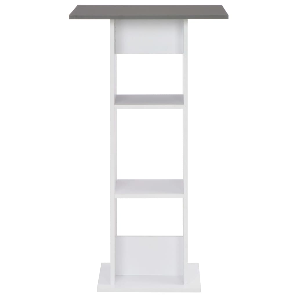 Mesa de bar HKH Antracita - Blanca