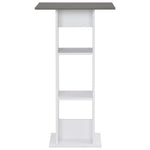 HKH Mesa de Bar e Antracite - Branco