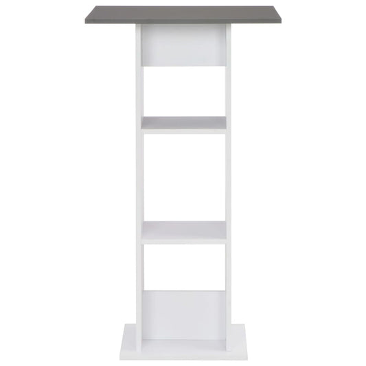 HKH Mesa de Bar e Antracite - Branco