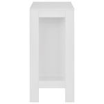 HKH Mesa de Bar com Prateleira - Branco