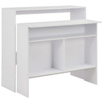 HKH Mesa de Bar com 2 Tampos - Branco