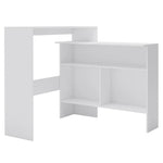 HKH Mesa de Bar com 2 Tampos - Branco