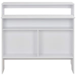 HKH Mesa de Bar com 2 Tampos - Branco