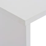 HKH Mesa de Bar com 2 Tampos - Branco