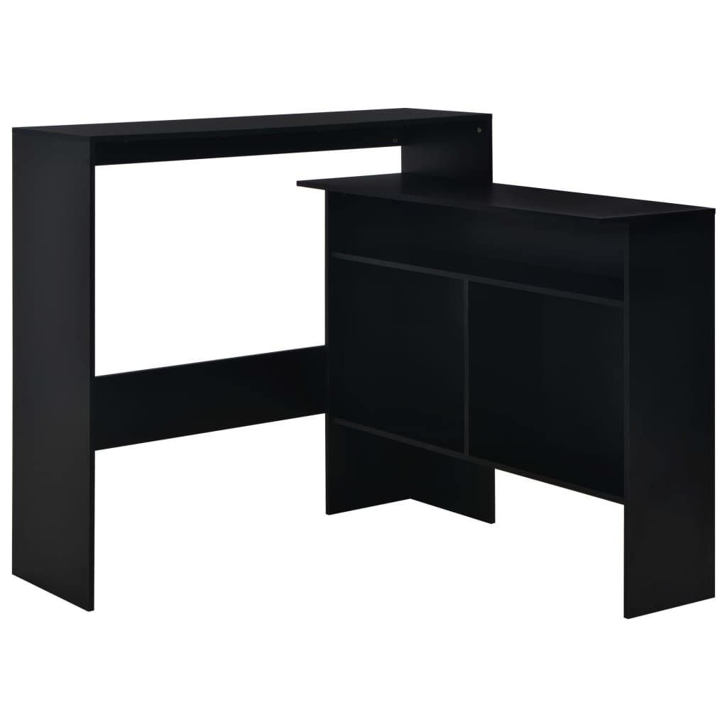 Mesa de bar HKH con 2 tableros - Negro
