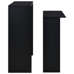 HKH Mesa de Bar com 2 Tampos - Preto