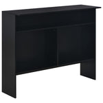 HKH Mesa de Bar com 2 Tampos - Preto
