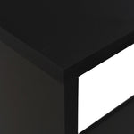 HKH Mesa de Bar com 2 Tampos - Preto