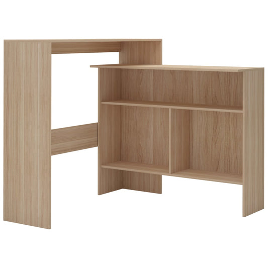 HKH Mesa de Bar com 2 Tampos em Carvalho