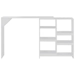 HKH Mesa de Bar com Prateleira Móvel - Branco