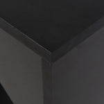 HKH Mesa de Bar com Prateleira Móvel - Preto